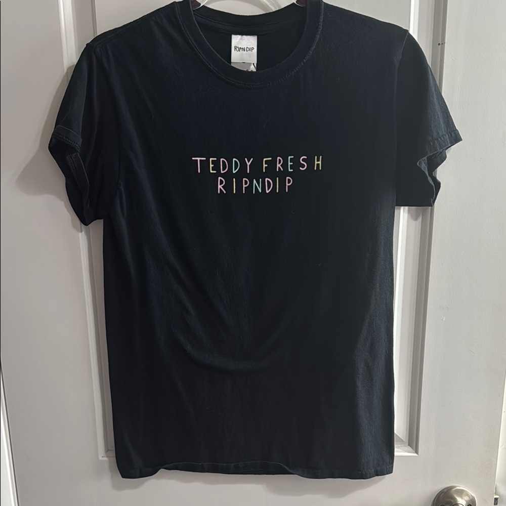 RIPNDIP X TeddyFresh Black Graphic Tee limited STAFF ONLY release